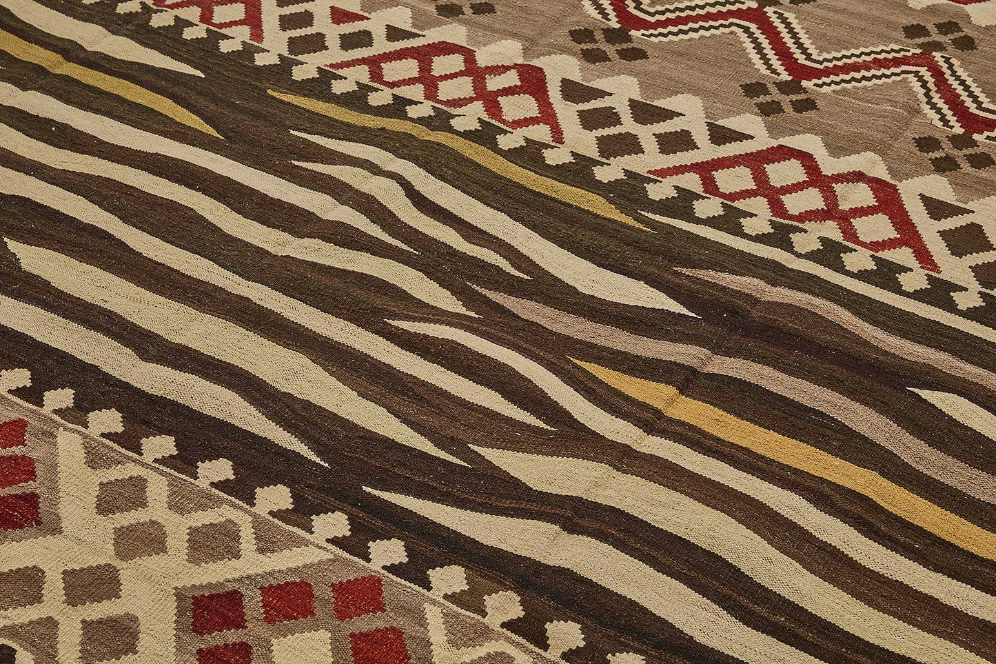 10x14 Contemporary Wool Kilim Rug - 51807