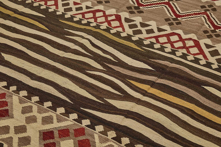 10x14 Contemporary Wool Kilim Rug - 51807