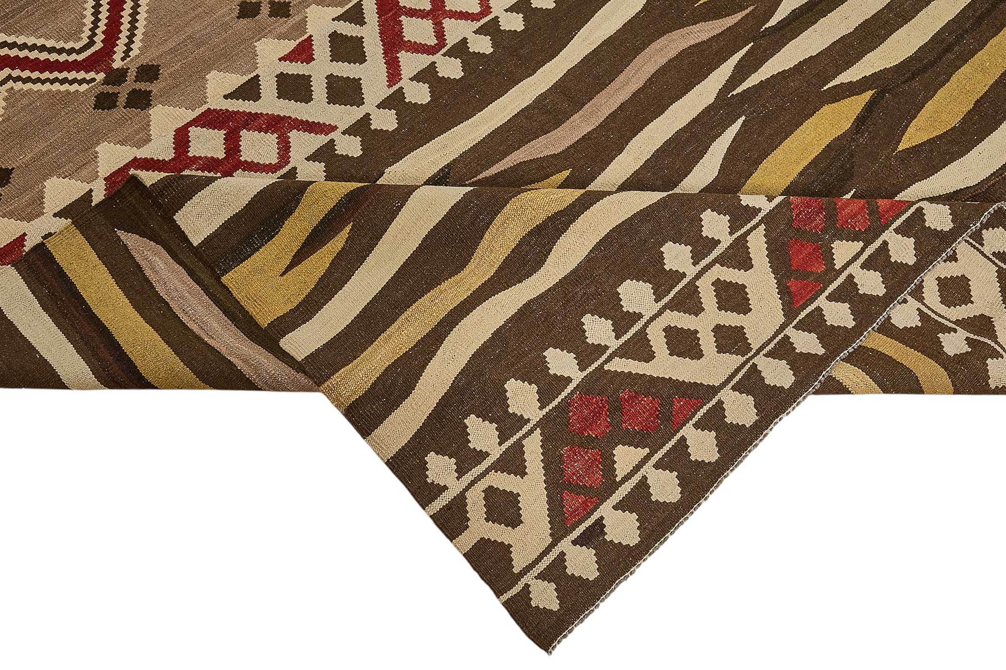 10x14 Contemporary Wool Kilim Rug - 51807