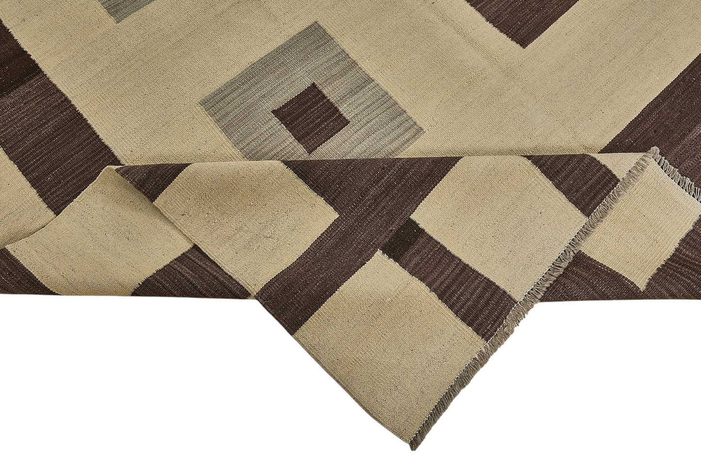 10x14 Contemporary Wool Kilim Rug - 51808