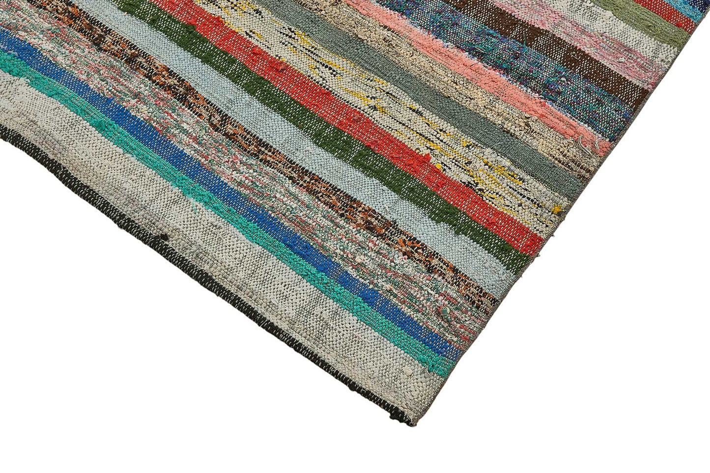 5x7 Handmade Vintage Chaput Kilim Rug - 51814