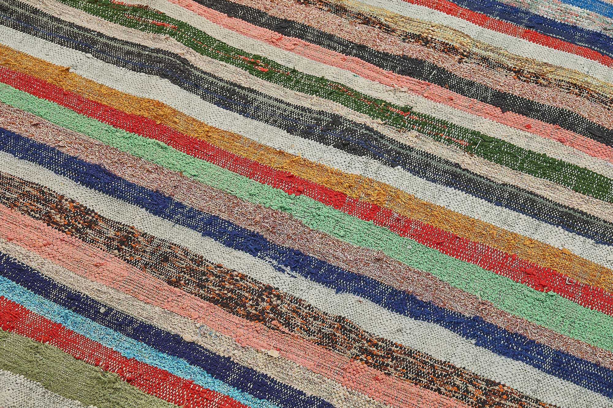 5x7 Handmade Vintage Chaput Kilim Rug - 51814