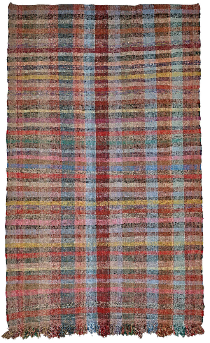 6x10 Handmade Vintage Chaput Kilim Rug - 51822