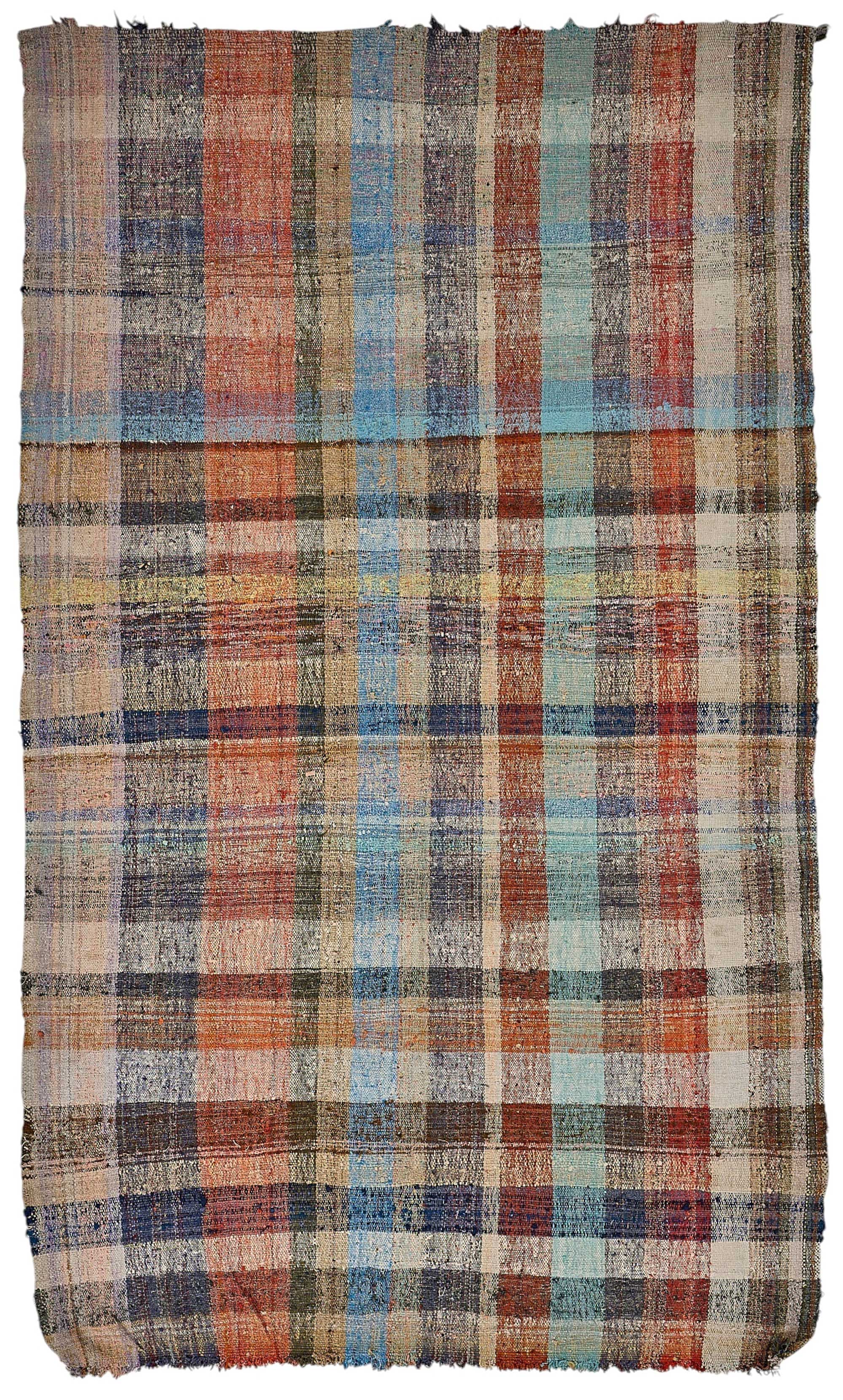 6x10 Handmade Vintage Chaput Kilim Rug - 51824