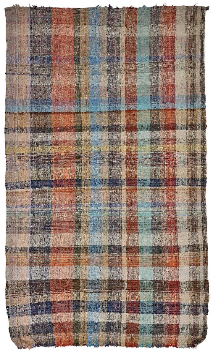 6x10 Handmade Vintage Chaput Kilim Rug - 51824