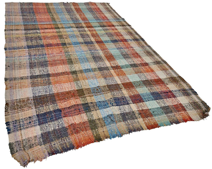 6x10 Handmade Vintage Chaput Kilim Rug - 51824