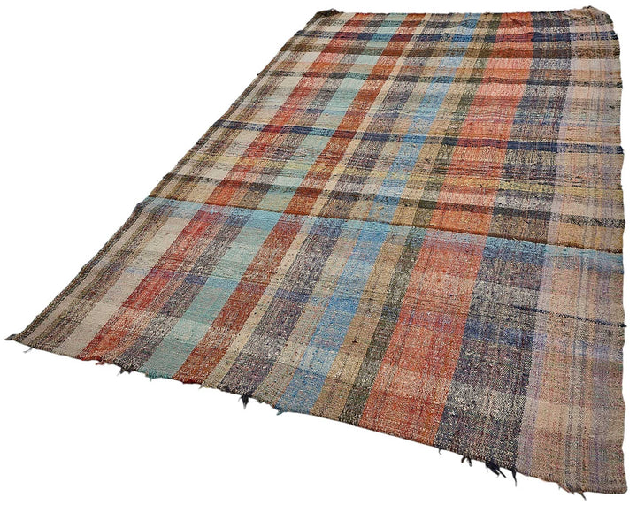 6x10 Handmade Vintage Chaput Kilim Rug - 51824