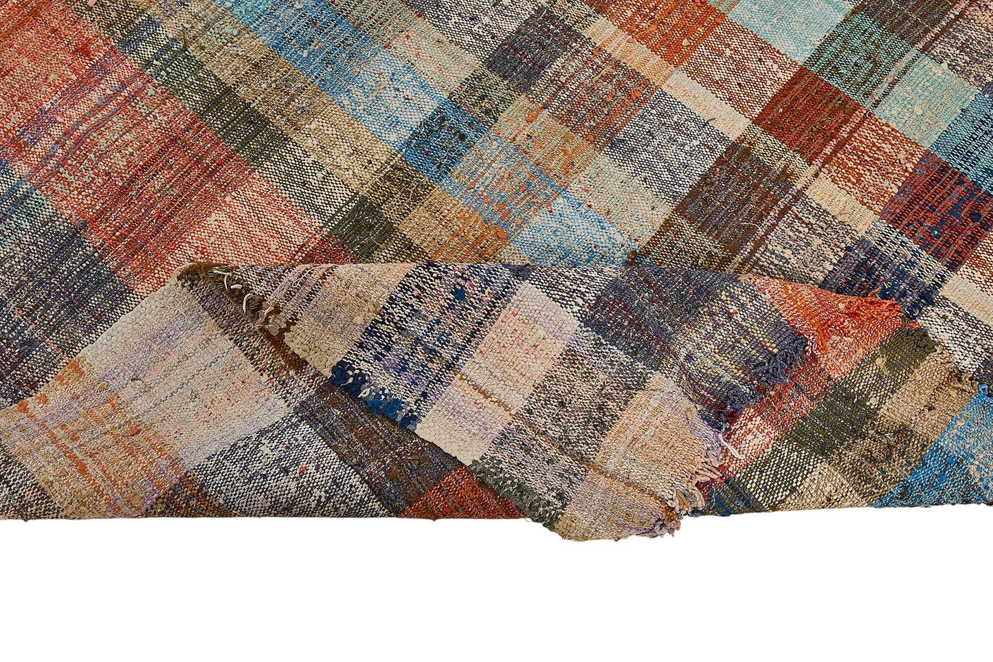 6x10 Handmade Vintage Chaput Kilim Rug - 51824