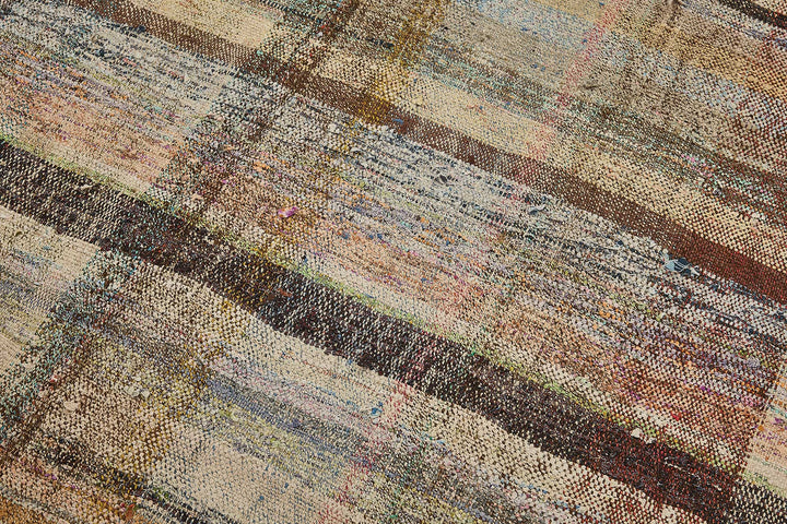 5x11 Handmade Vintage Chaput Kilim Rug - 51826