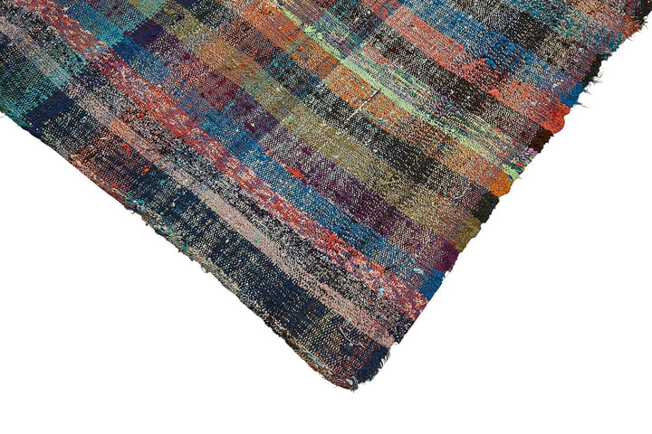 5x11 Handmade Vintage Chaput Kilim Rug - 51828