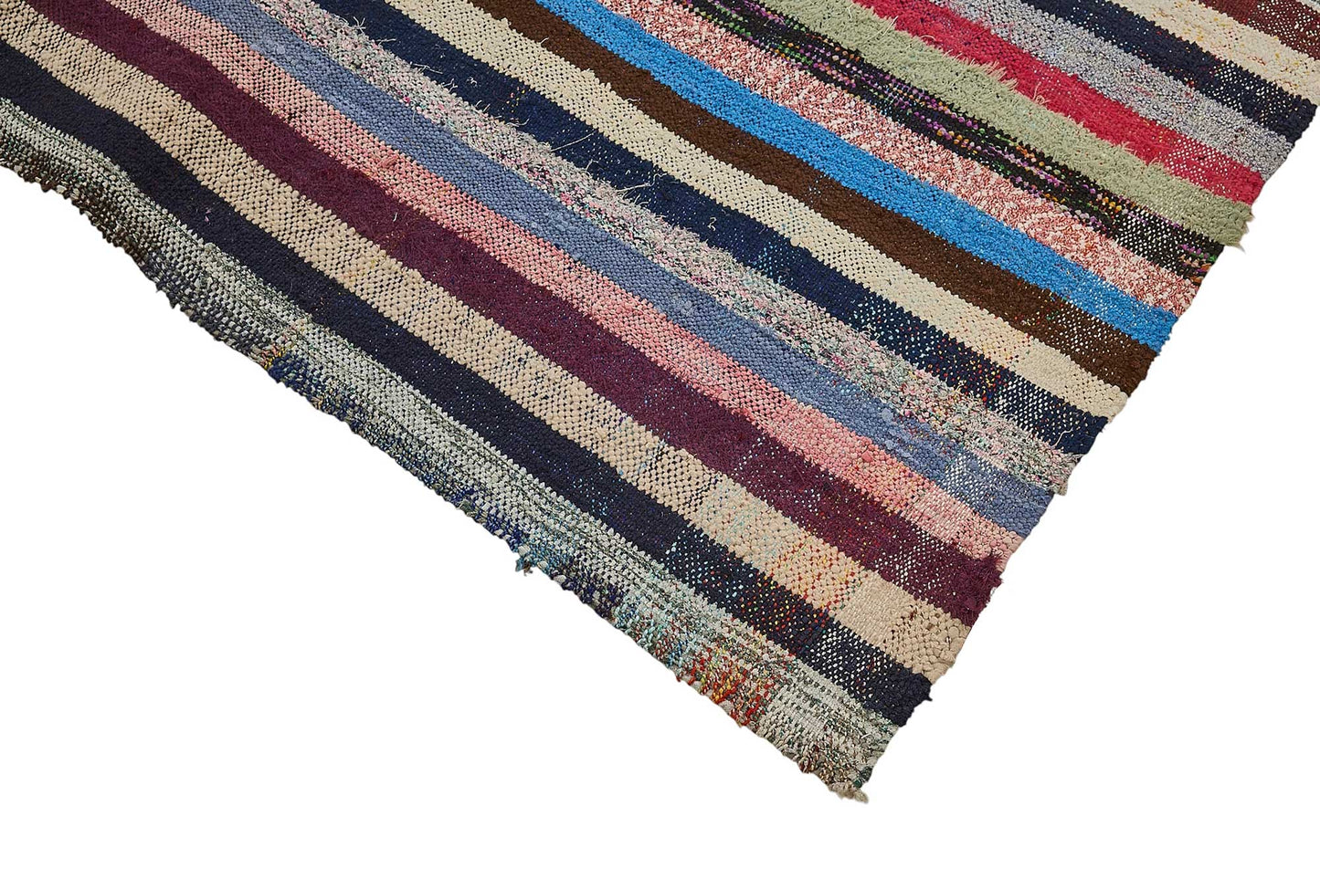 6x11 Handmade Vintage Chaput Kilim Rug - 51829