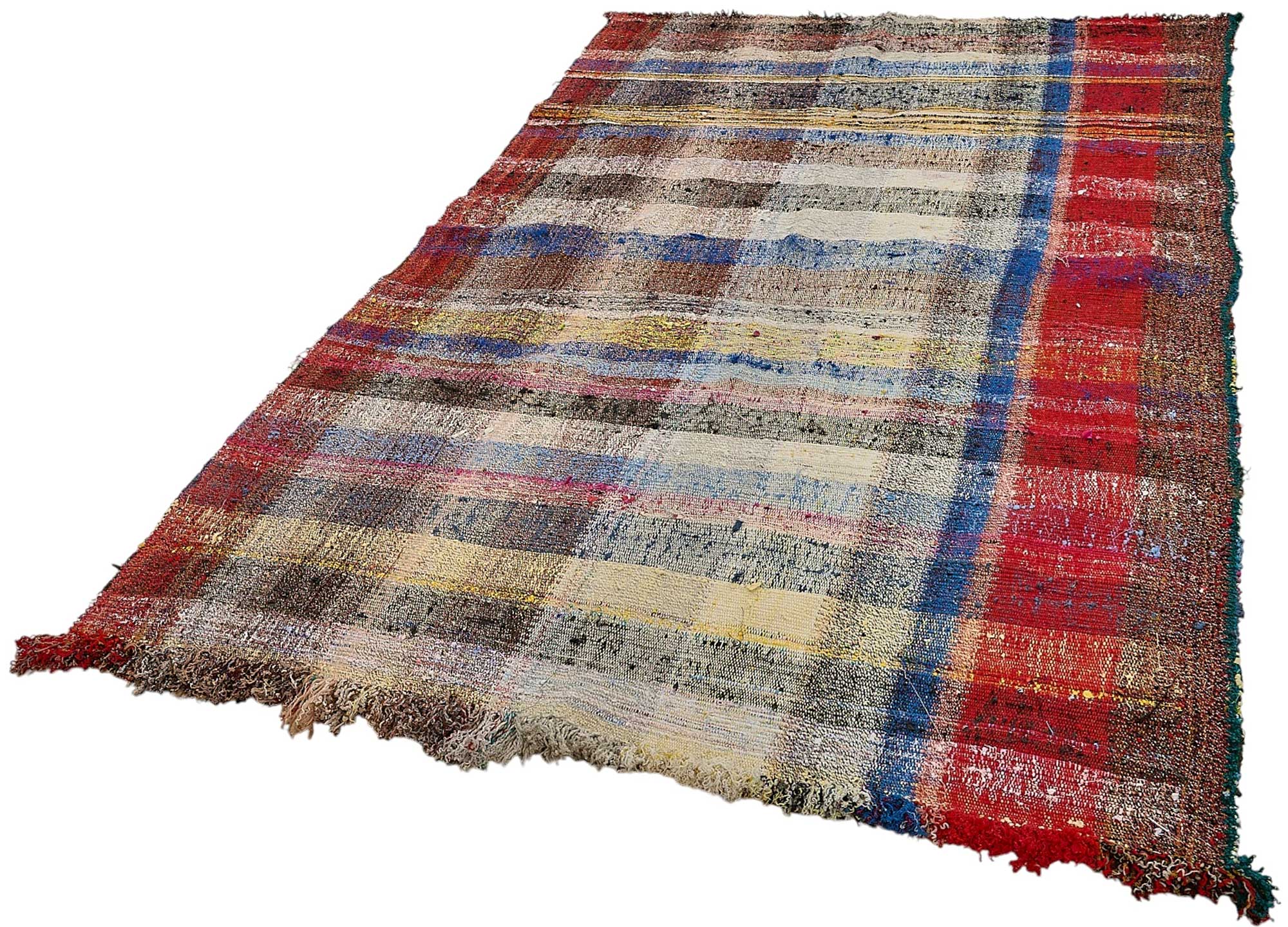 5x9 Handmade Vintage Chaput Kilim Rug - 51832