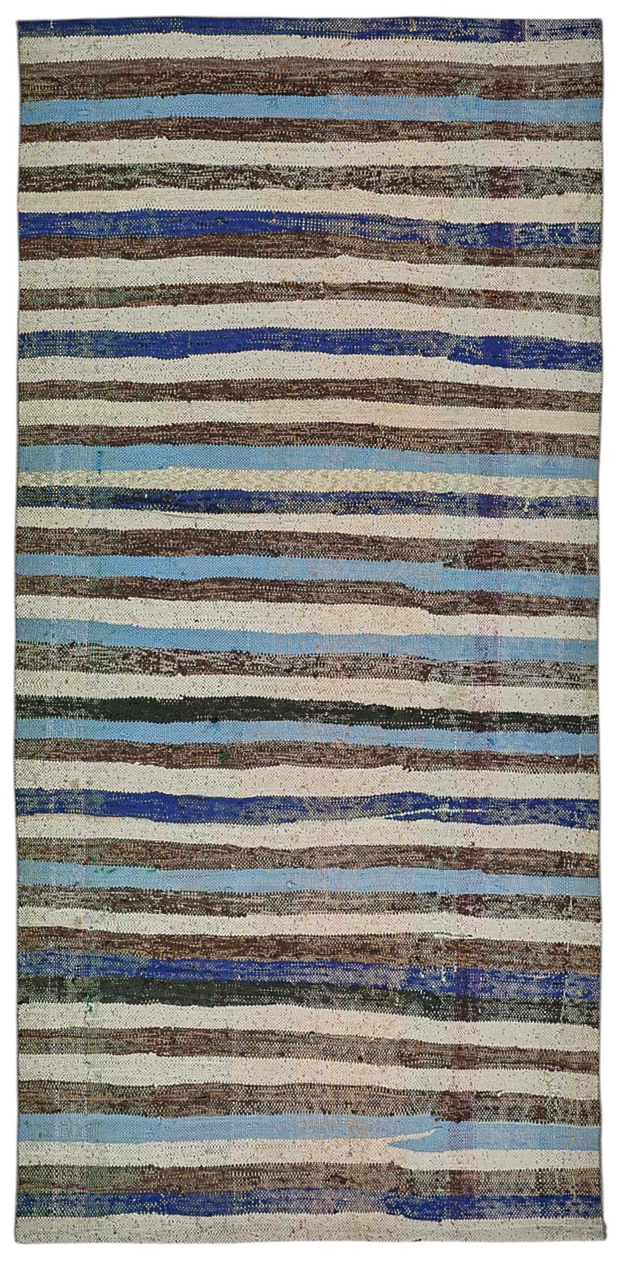 4x8 Handmade Vintage Chaput Kilim Rug - 51833