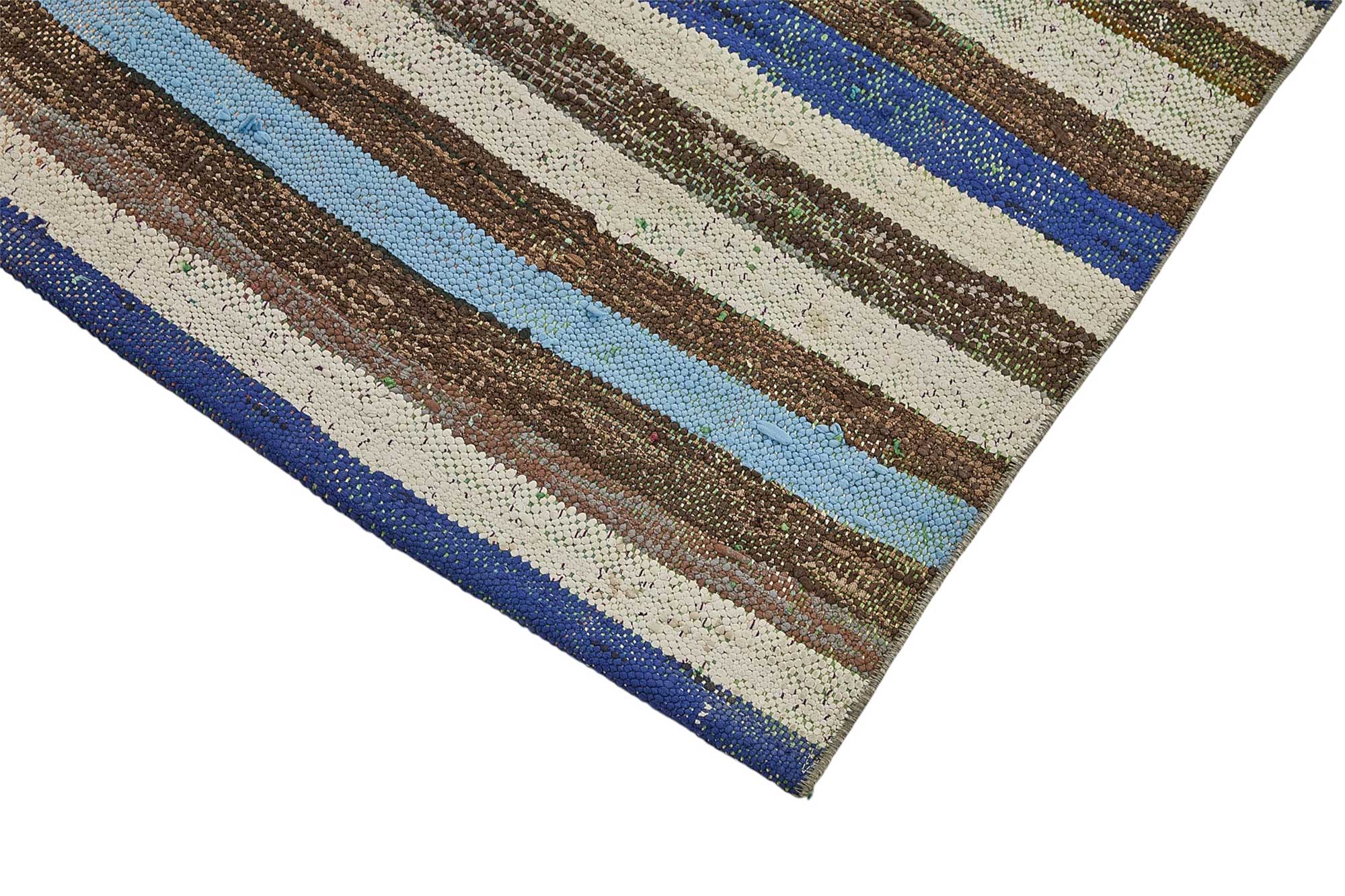 4x8 Handmade Vintage Chaput Kilim Rug - 51833
