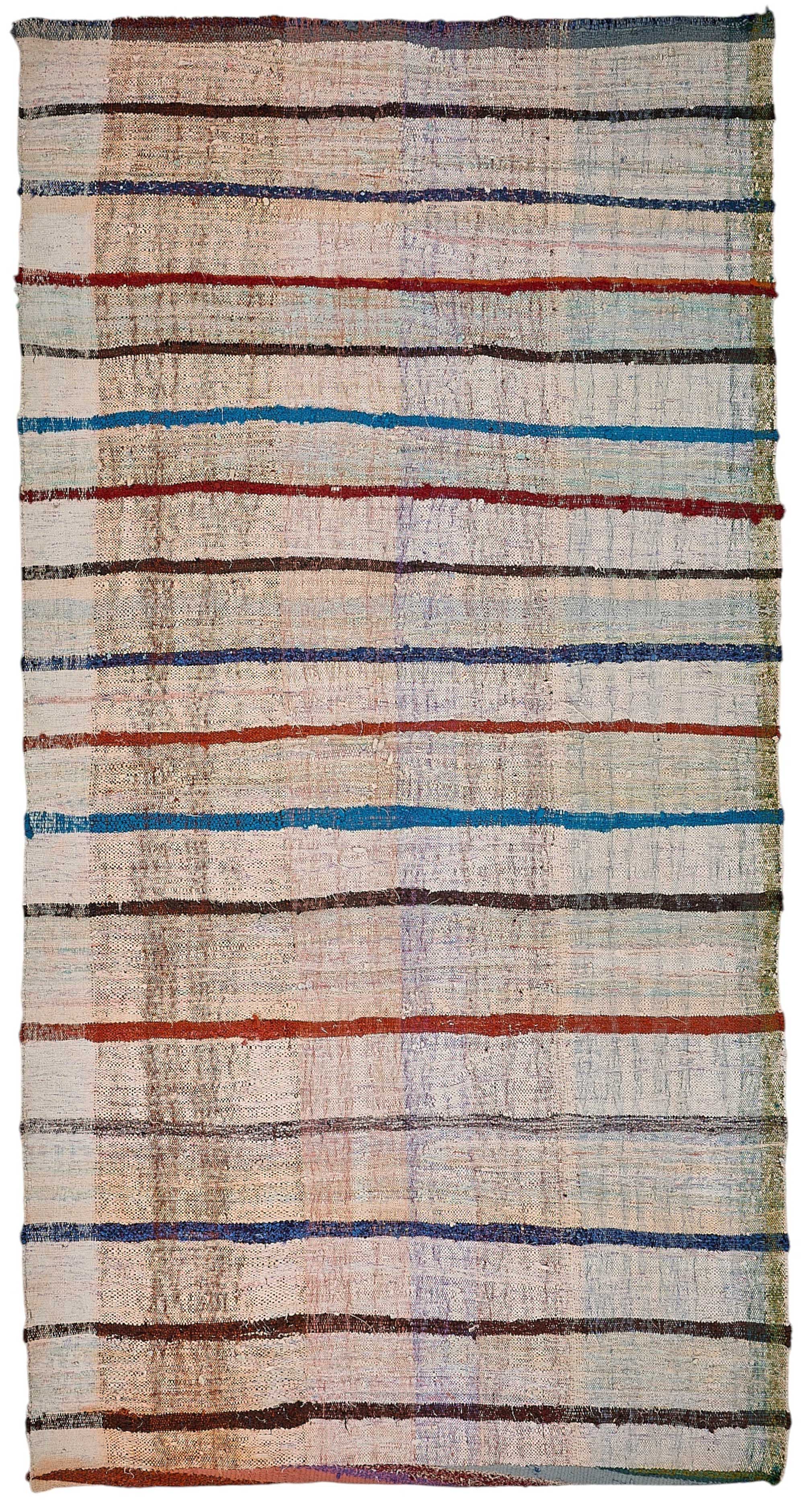 9x11 Handmade Vintage Chaput Kilim Rug - 51836