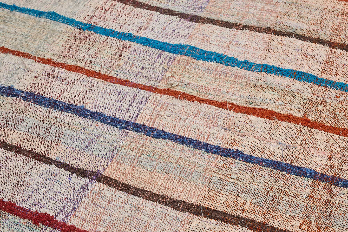 9x11 Handmade Vintage Chaput Kilim Rug - 51836
