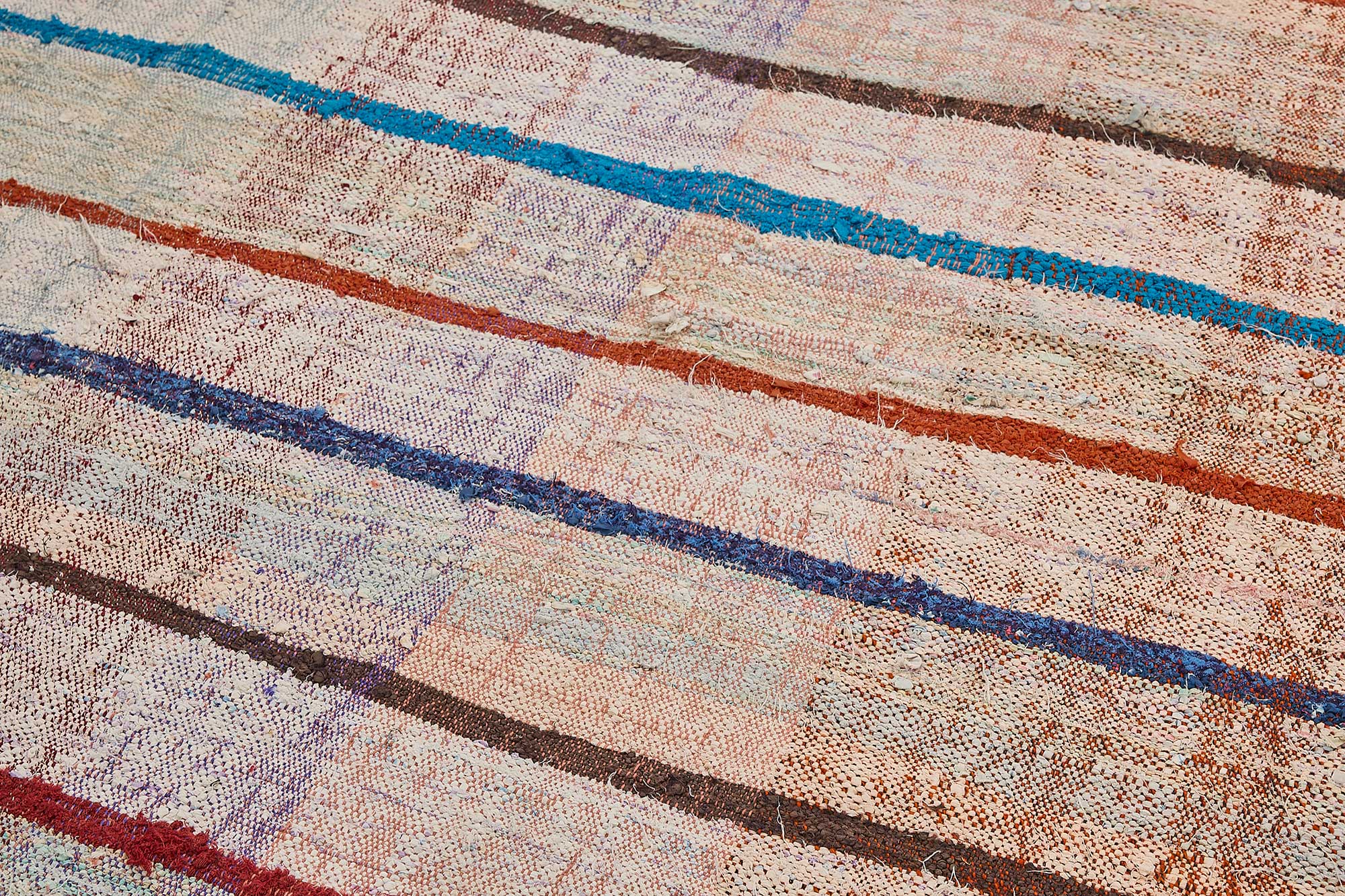 9x11 Handmade Vintage Chaput Kilim Rug - 51836