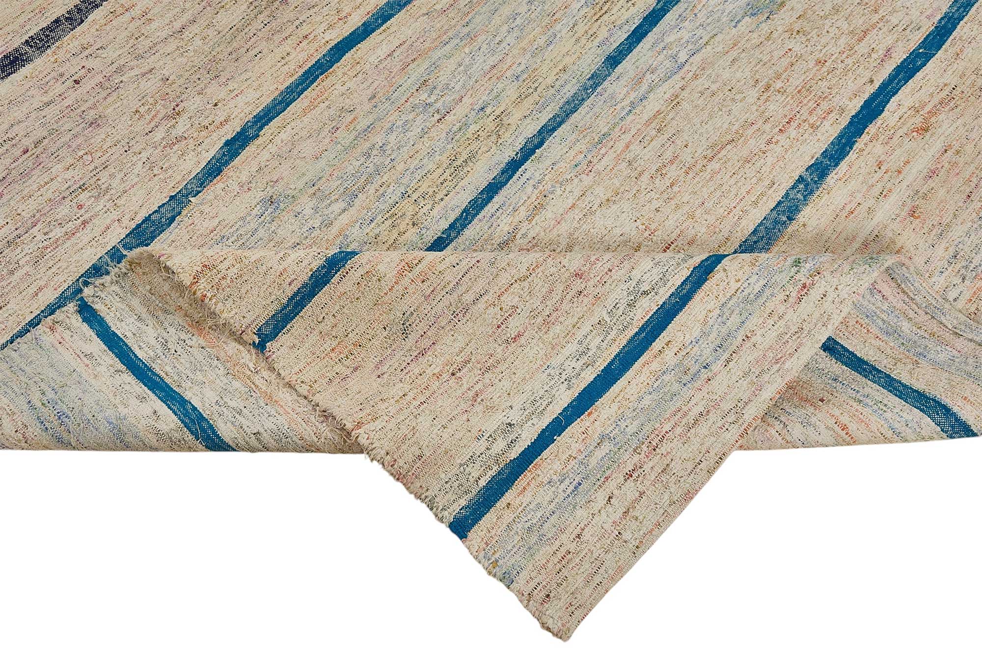 6x10 Handmade Vintage Chaput Kilim Rug - 51838