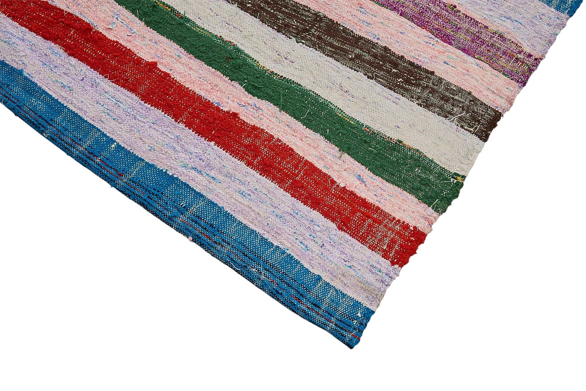 6x10 Handmade Vintage Chaput Kilim Rug - 51841