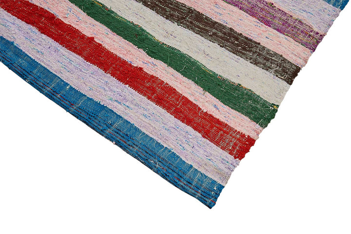 6x10 Handmade Vintage Chaput Kilim Rug - 51841