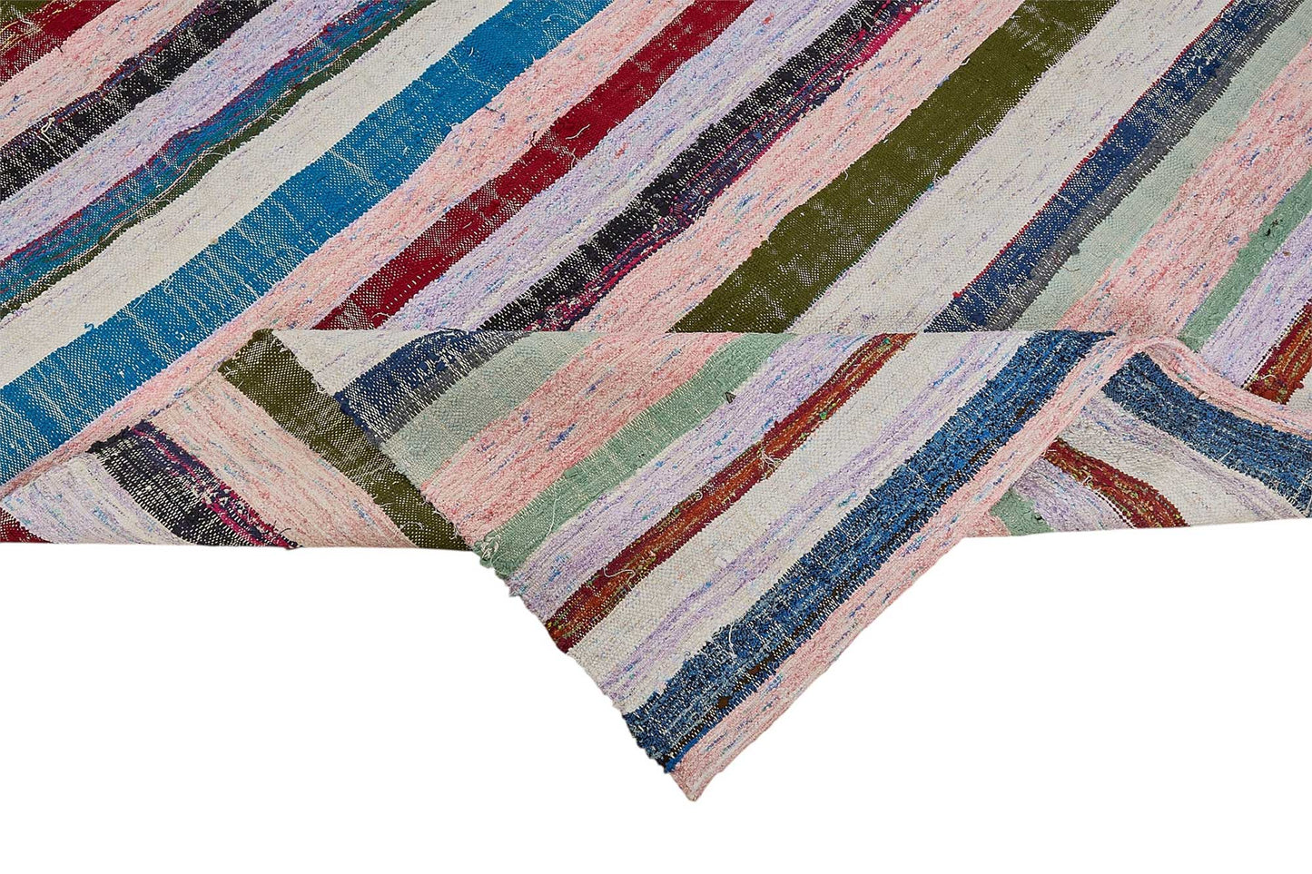 6x10 Handmade Vintage Chaput Kilim Rug - 51841