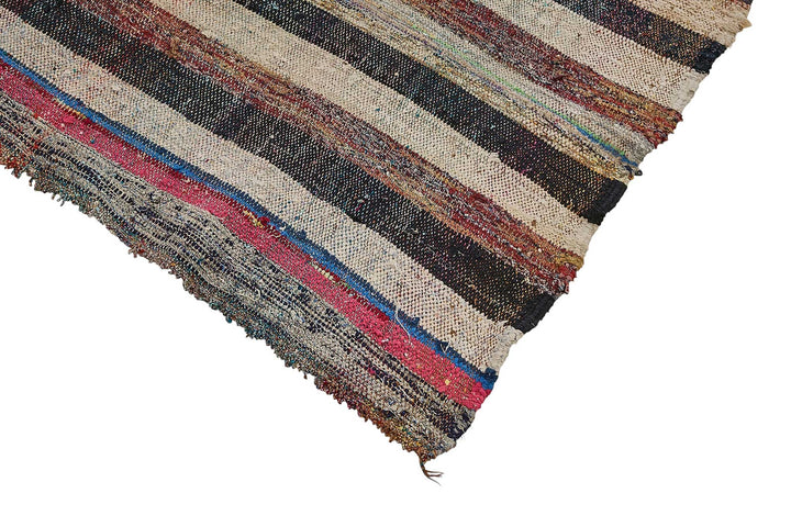 6x10 Handmade Vintage Chaput Kilim Rug - 51842