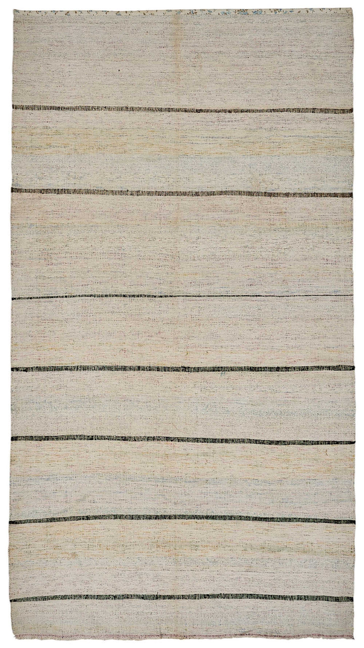6x12 Handmade Vintage Chaput Kilim Rug - 51843
