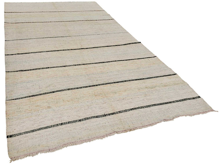 6x12 Handmade Vintage Chaput Kilim Rug - 51843