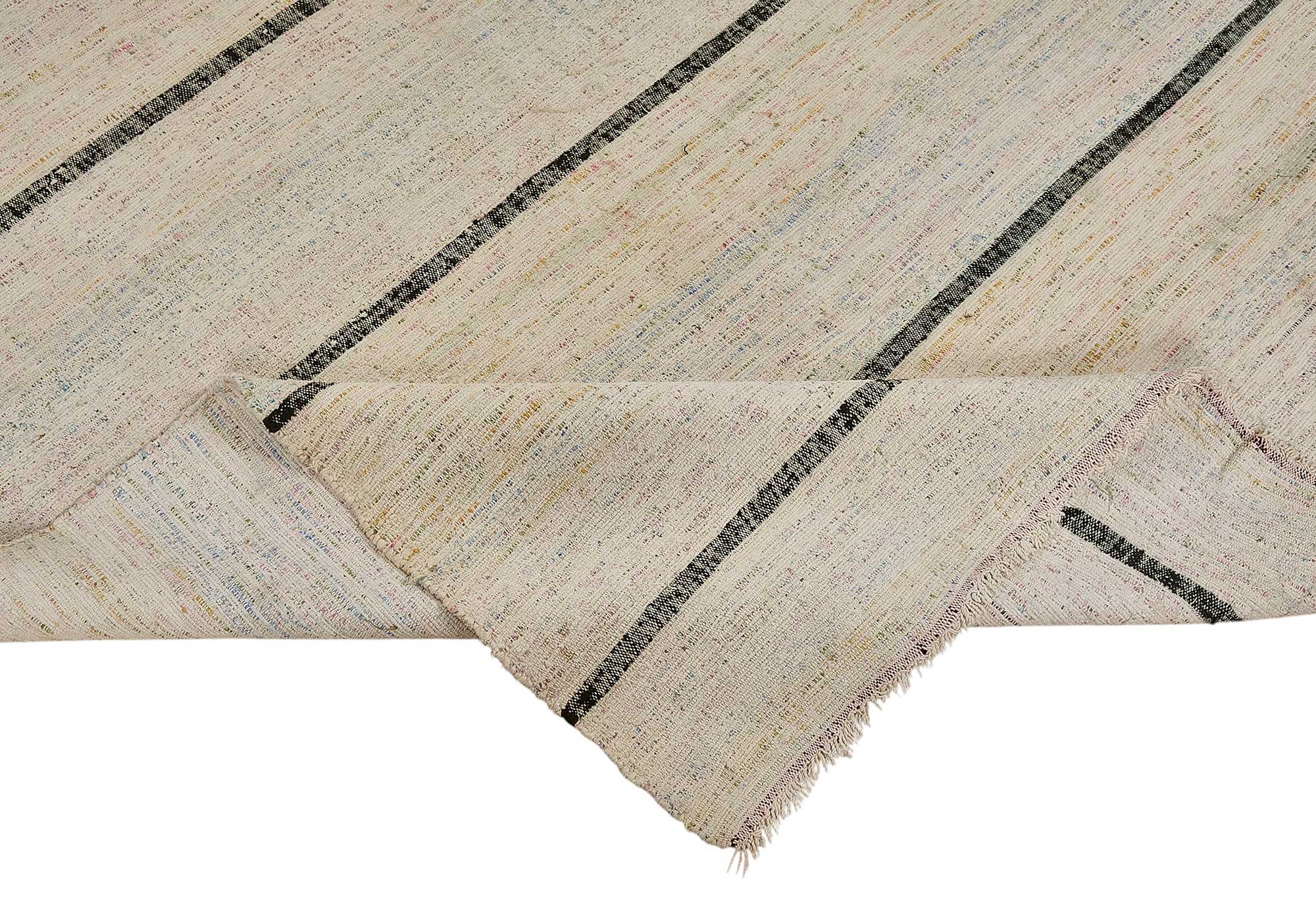 6x12 Handmade Vintage Chaput Kilim Rug - 51843