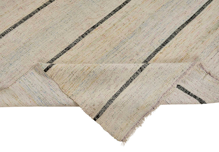 6x12 Handmade Vintage Chaput Kilim Rug - 51843