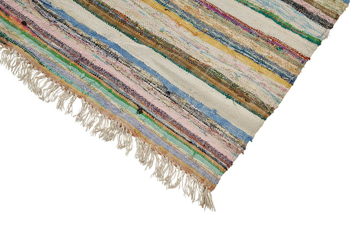 6x10 Handmade Vintage Chaput Kilim Rug - 51845