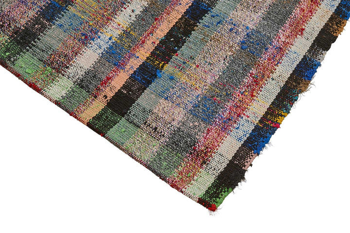 6x9 Handmade Vintage Chaput Kilim Rug - 51847