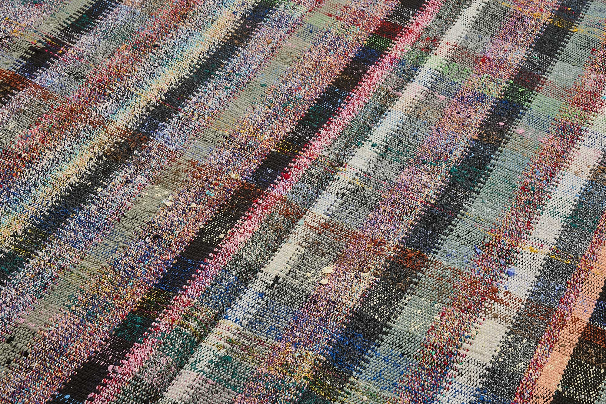 6x9 Handmade Vintage Chaput Kilim Rug - 51847