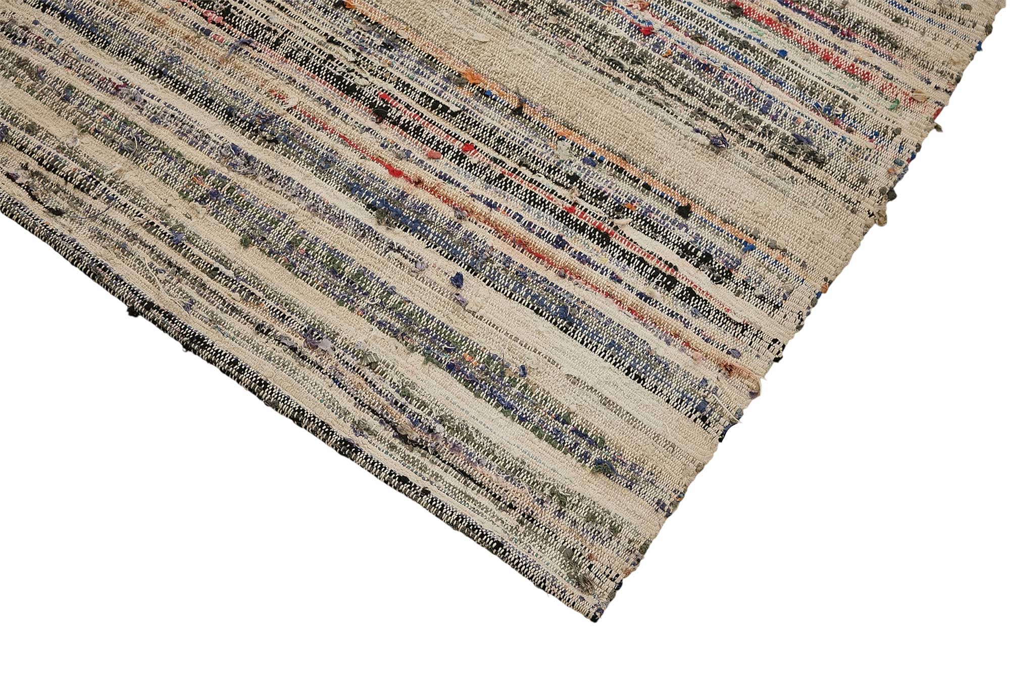 5x8 Handmade Vintage Chaput Kilim Rug - 51848