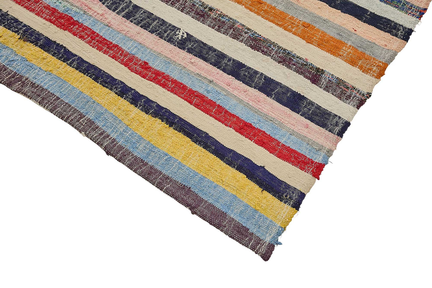 6x10 Handmade Vintage Chaput Kilim Rug - 51849