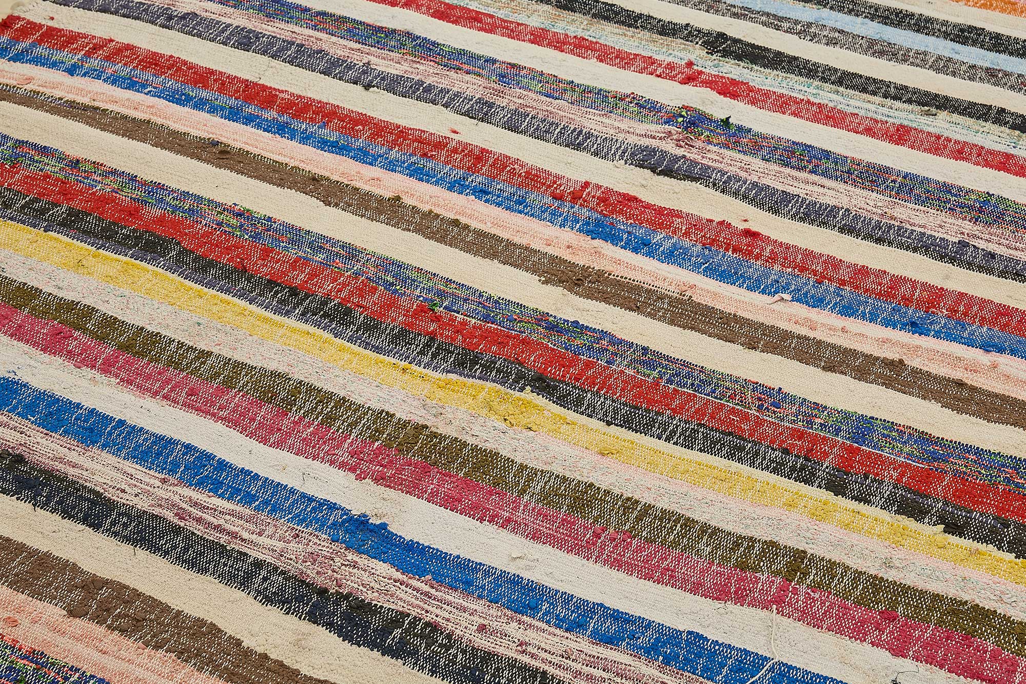 6x10 Handmade Vintage Chaput Kilim Rug - 51849