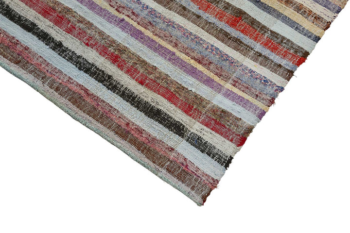 6x10 Handmade Vintage Chaput Kilim Rug - 51851