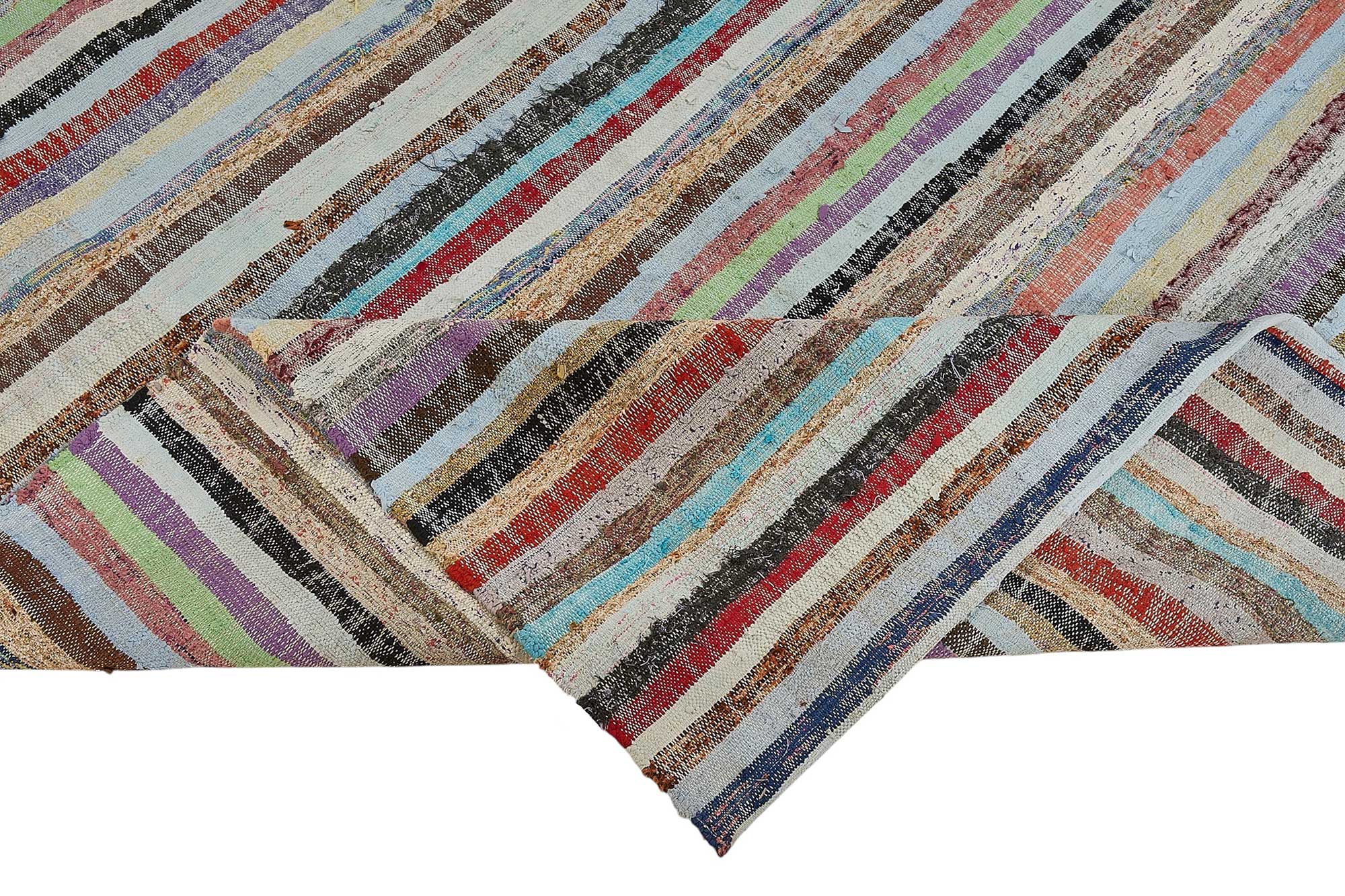 6x10 Handmade Vintage Chaput Kilim Rug - 51851