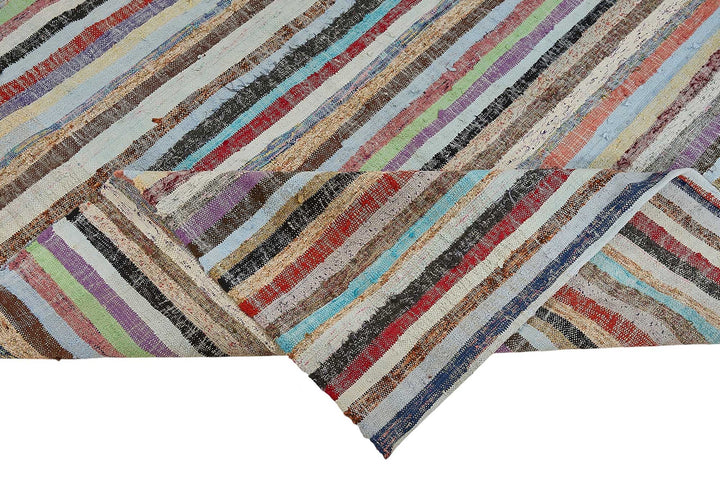 6x10 Handmade Vintage Chaput Kilim Rug - 51851