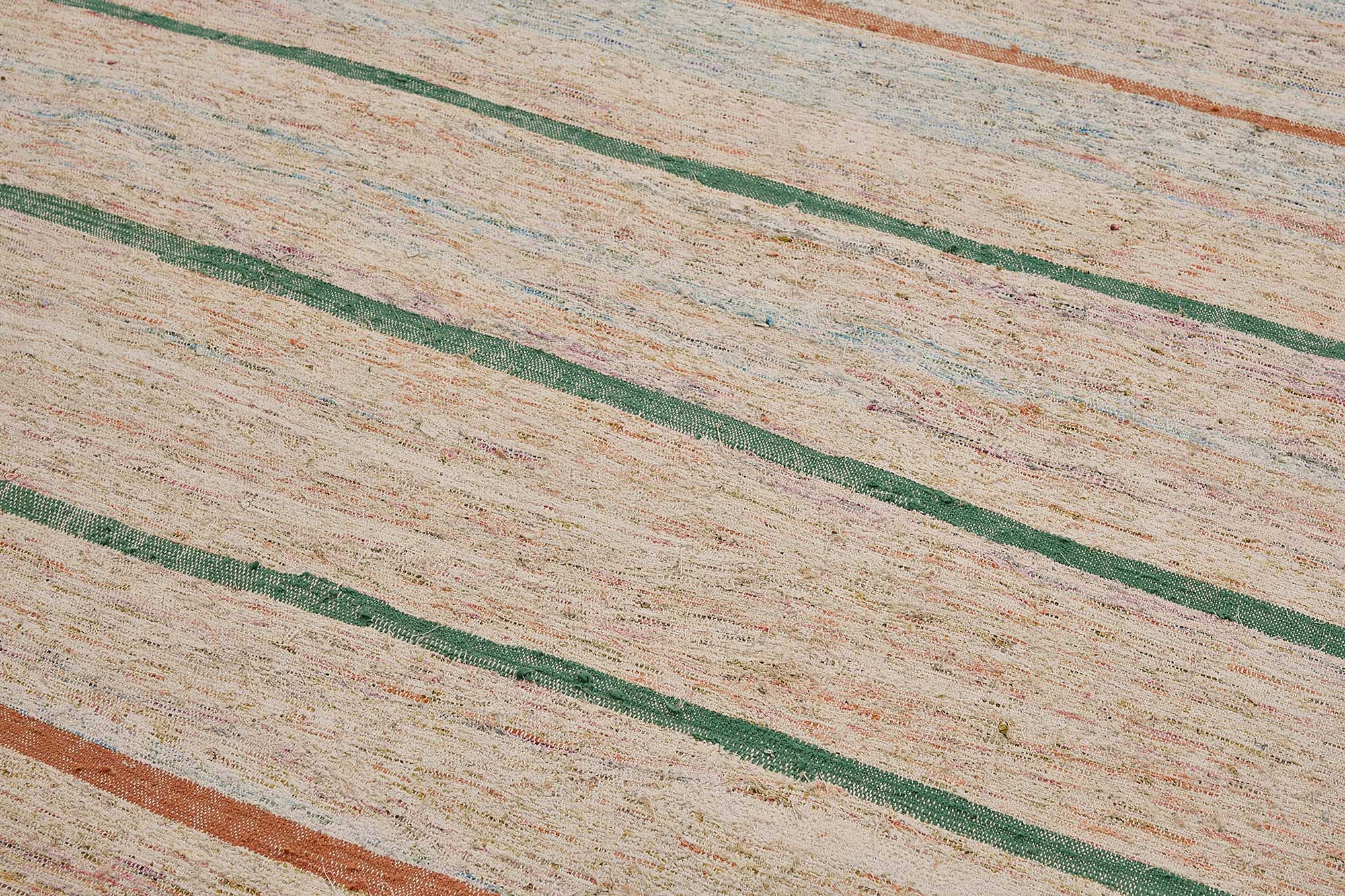6x11 Handmade Vintage Chaput Kilim Rug - 51854