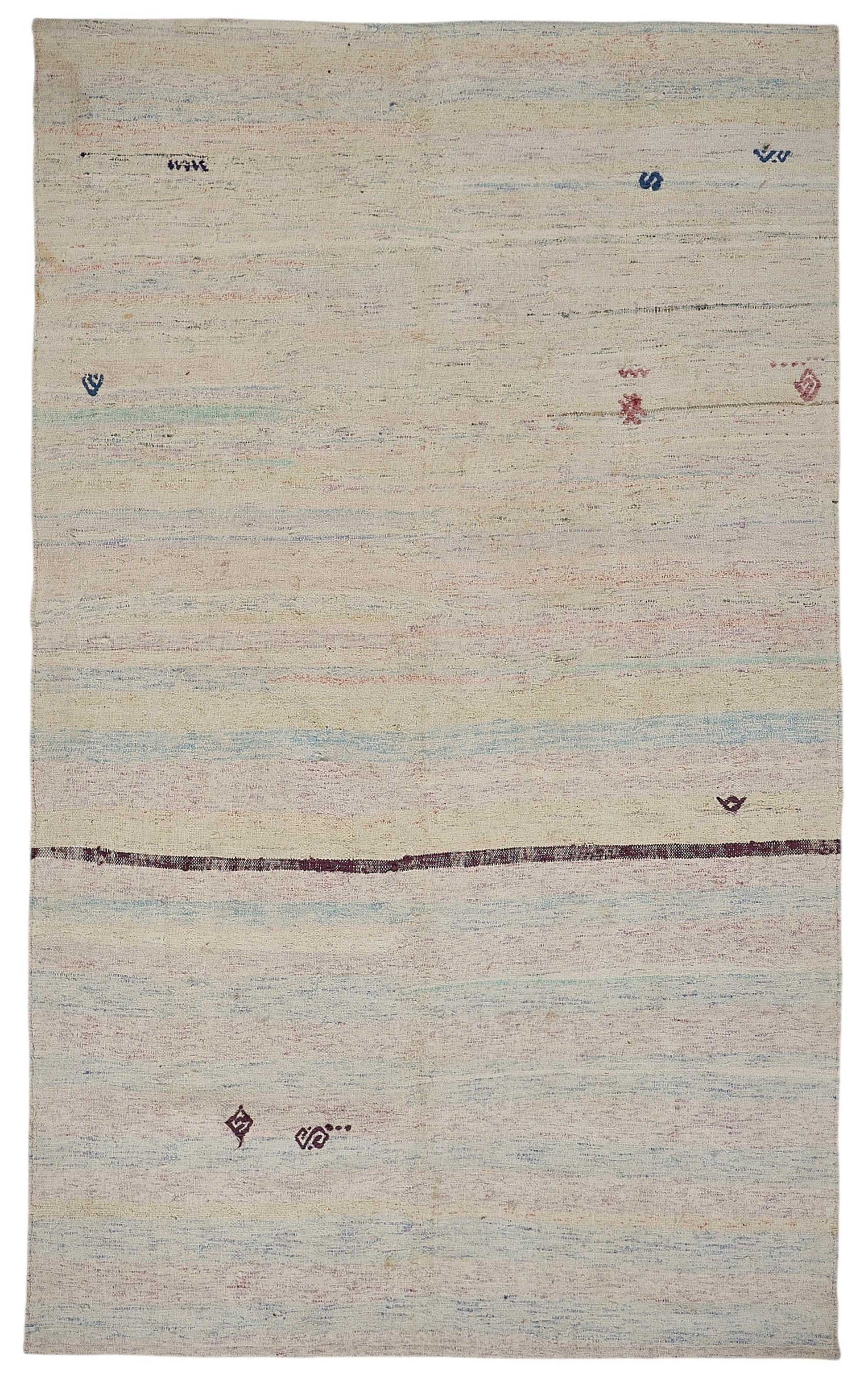 6x10 Vintage Turkish Chaput Kilim Rug - 51856