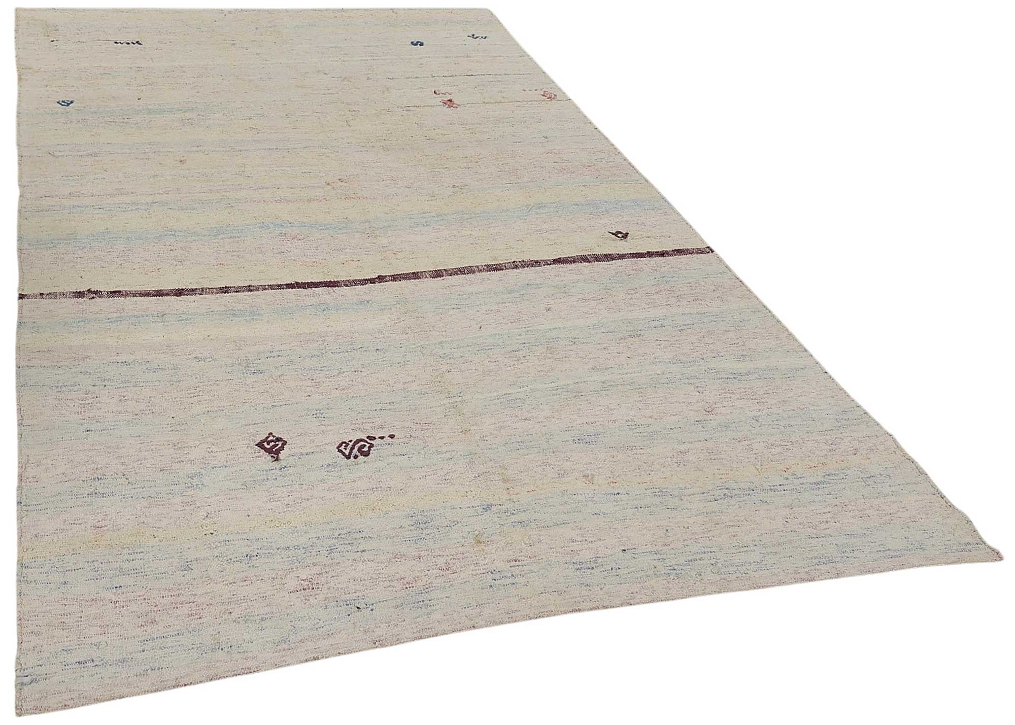 6x10 Vintage Turkish Chaput Kilim Rug - 51856