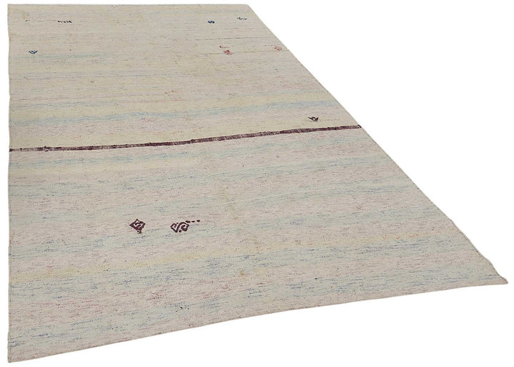 6x10 Vintage Turkish Chaput Kilim Rug - 51856