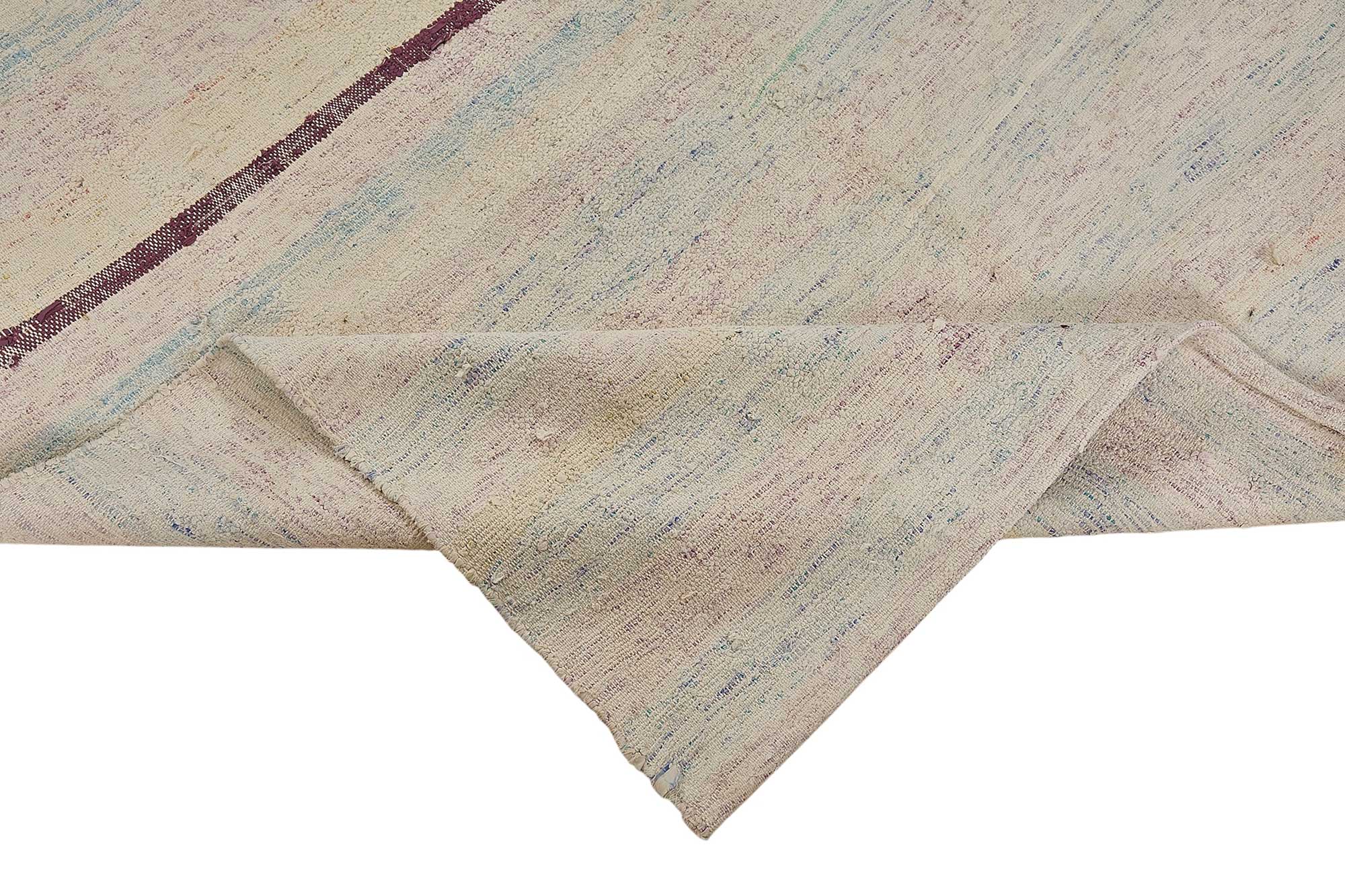 6x10 Vintage Turkish Chaput Kilim Rug - 51856