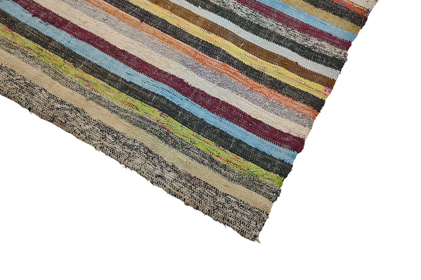 6x12 Handmade Vintage Chaput Kilim Rug - 51861