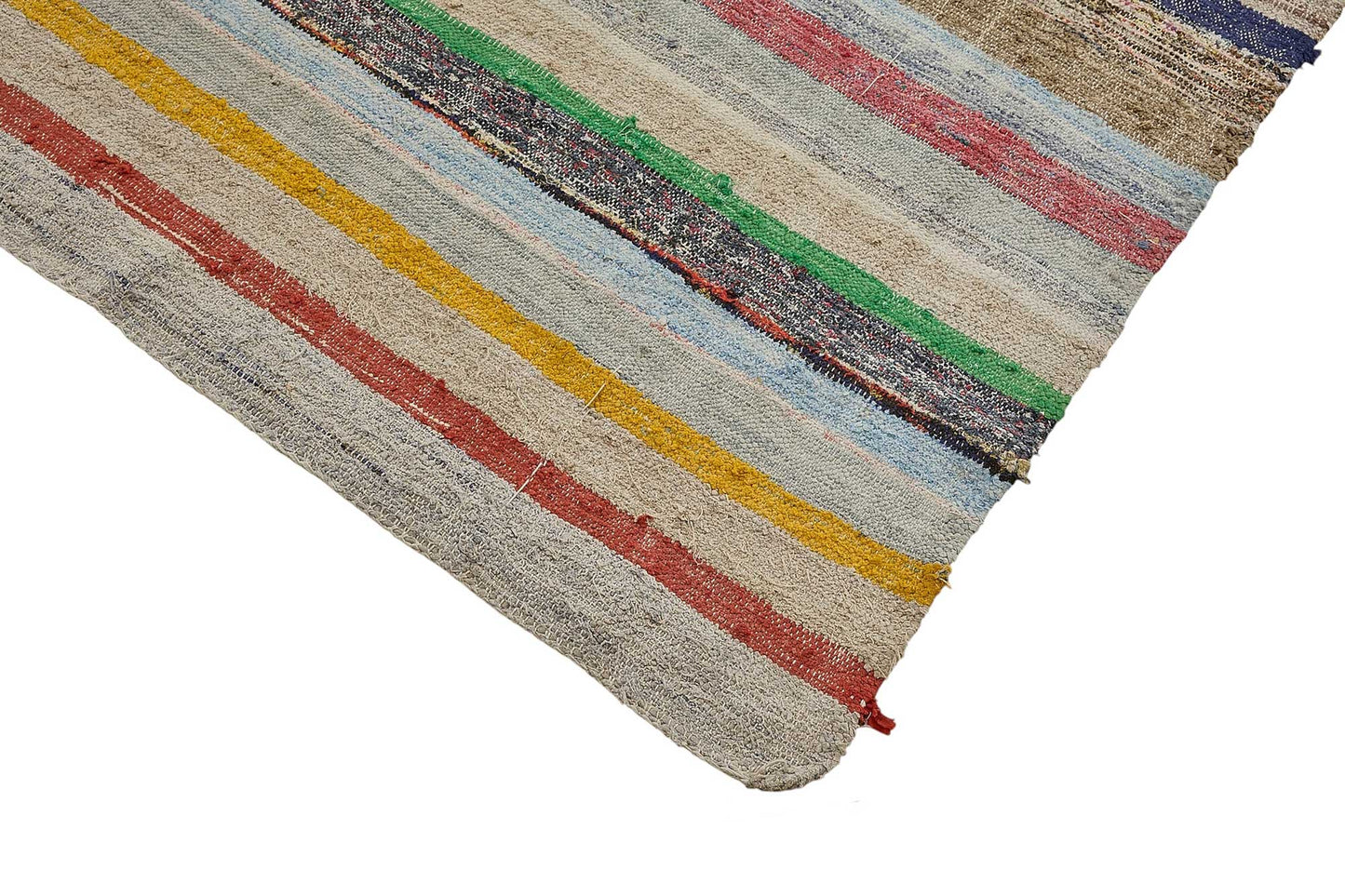 6x10 Handmade Vintage Chaput Kilim Rug - 51863