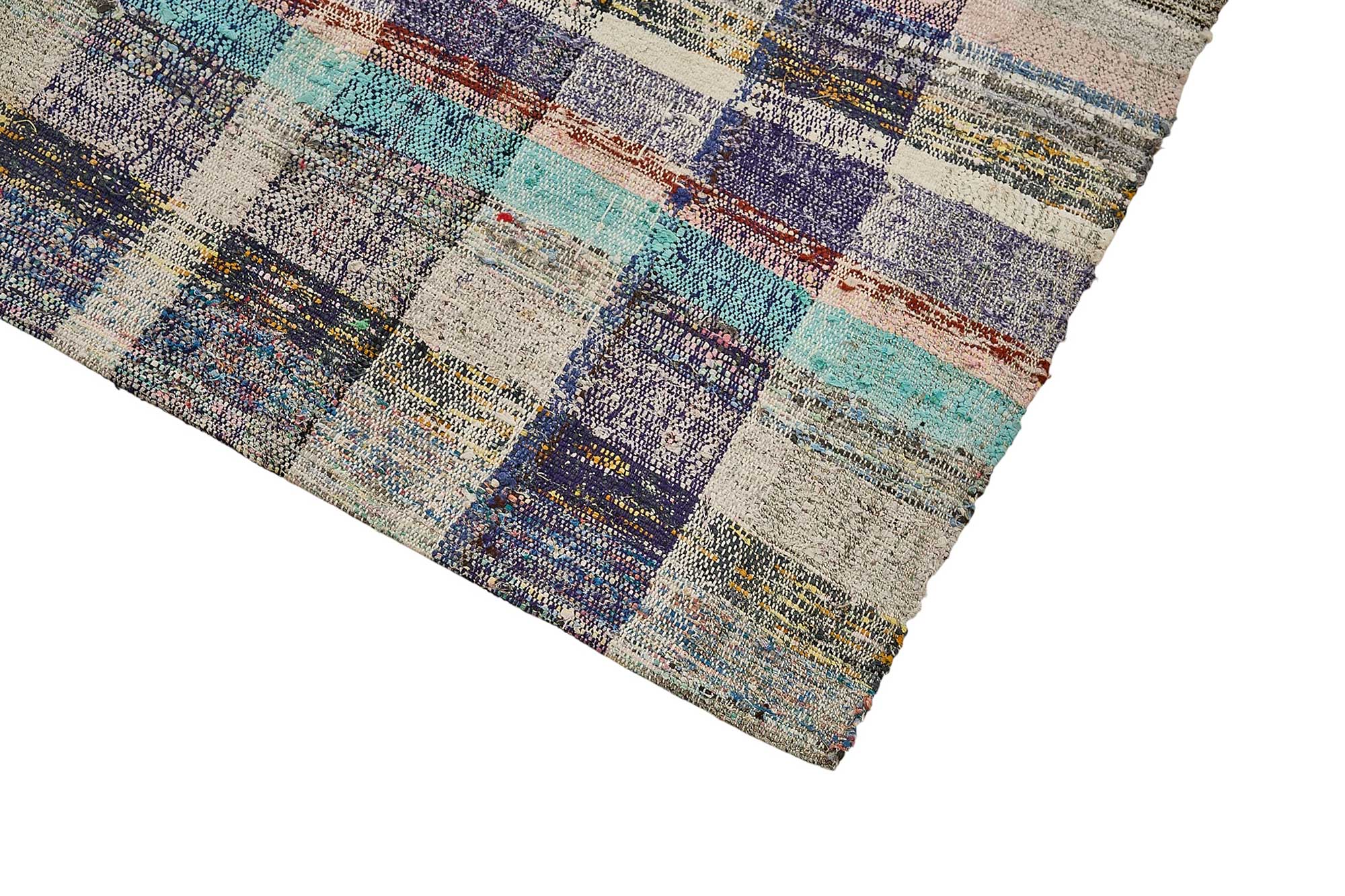 6x10 Handmade Vintage Chaput Kilim Rug - 51865