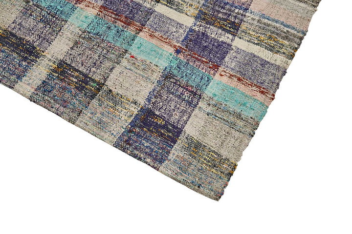 6x10 Handmade Vintage Chaput Kilim Rug - 51865