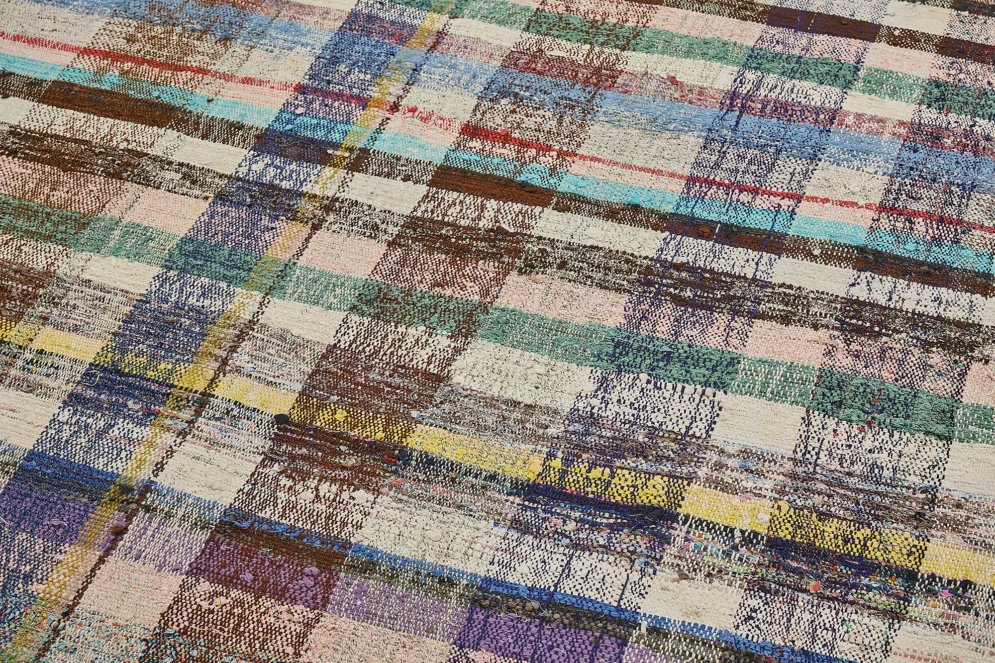 6x10 Handmade Vintage Chaput Kilim Rug - 51865