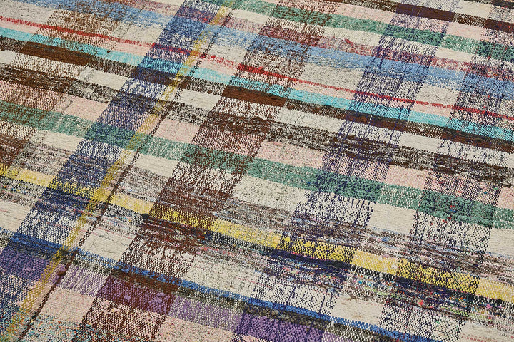6x10 Handmade Vintage Chaput Kilim Rug - 51865